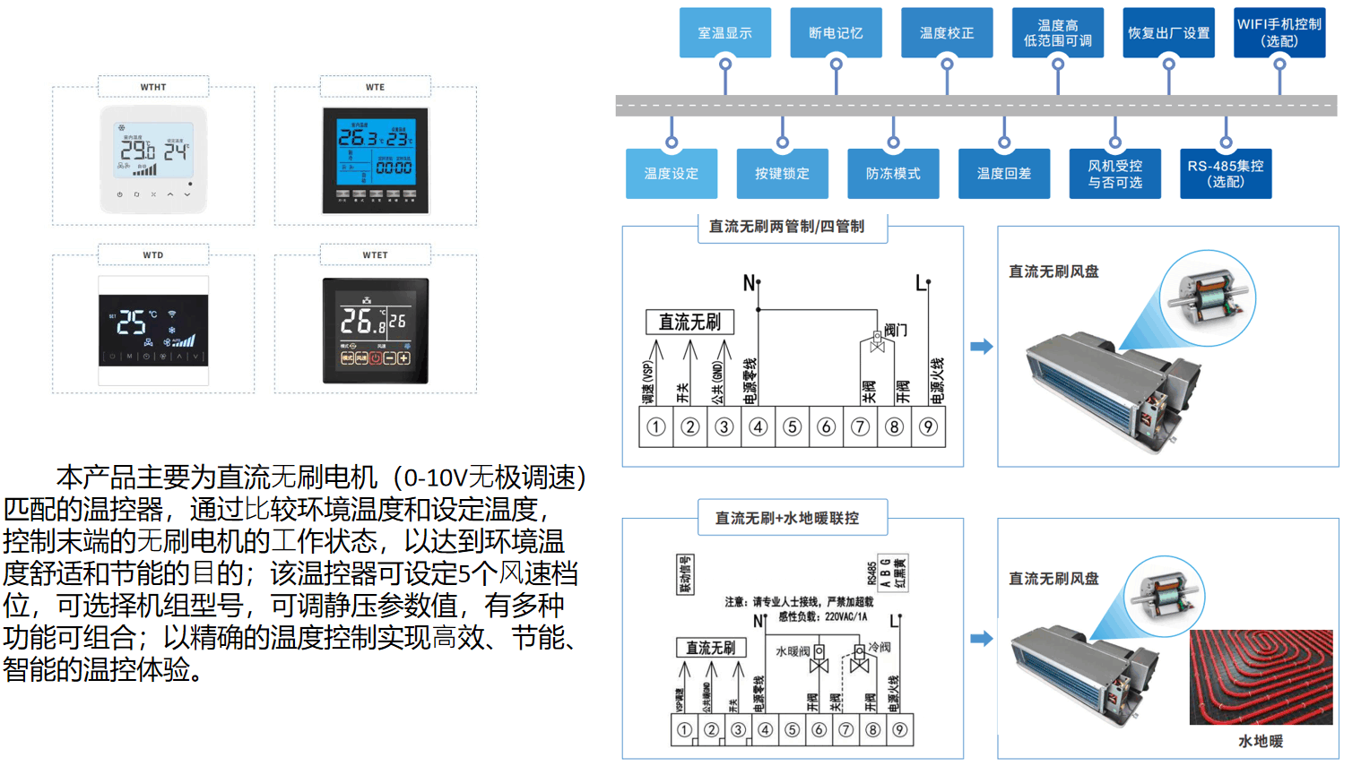 风机盘管温控器